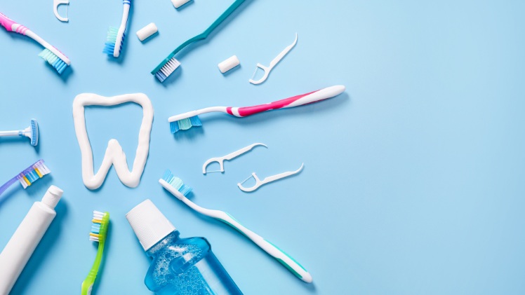Un kit complet d'entretien dentaire